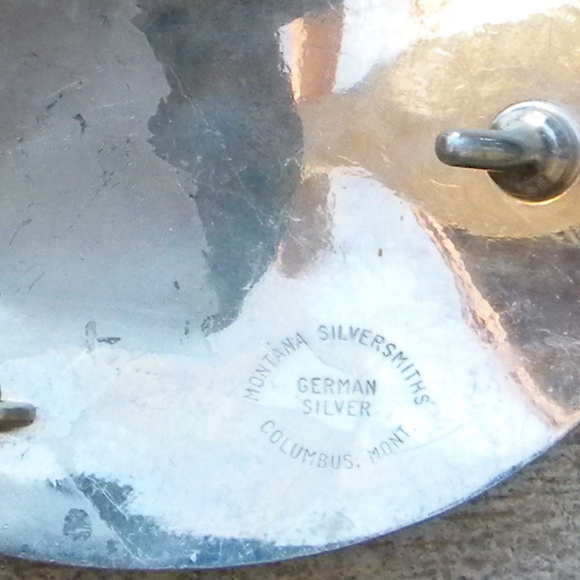 Western Belt  Buckle Montana Silversmith